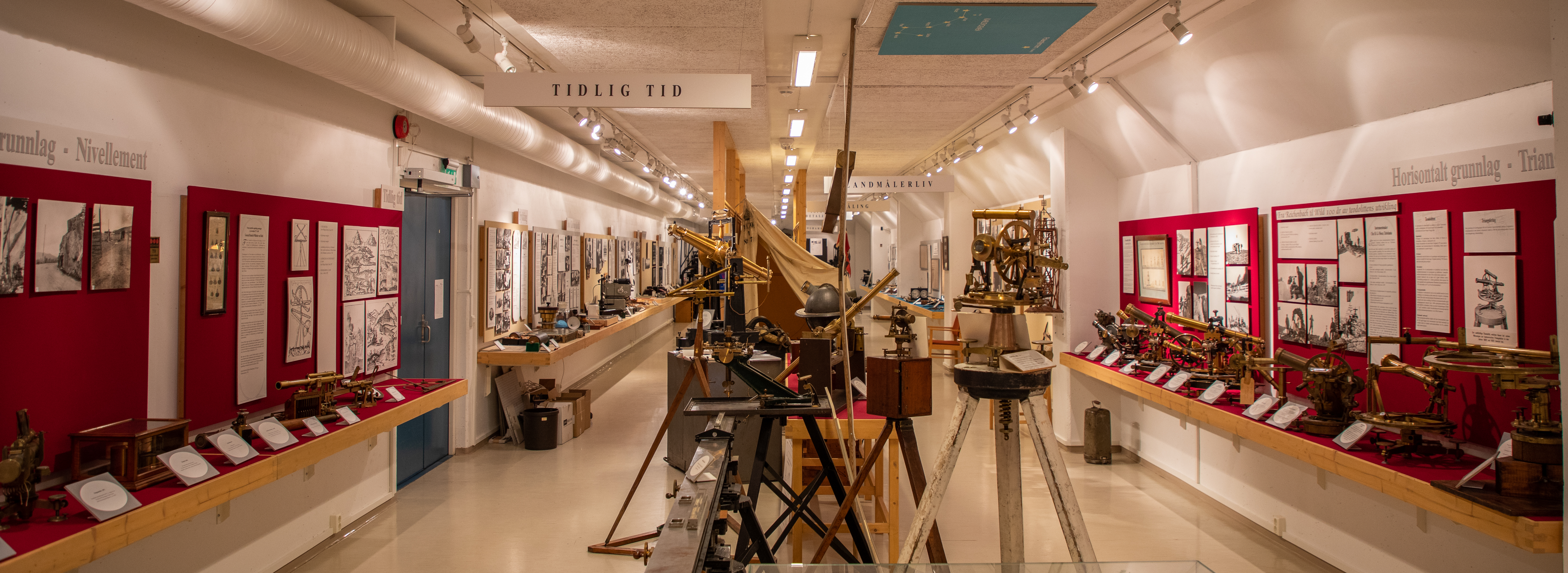 Bilde fra lokalene til Norsk kartmuseum. 