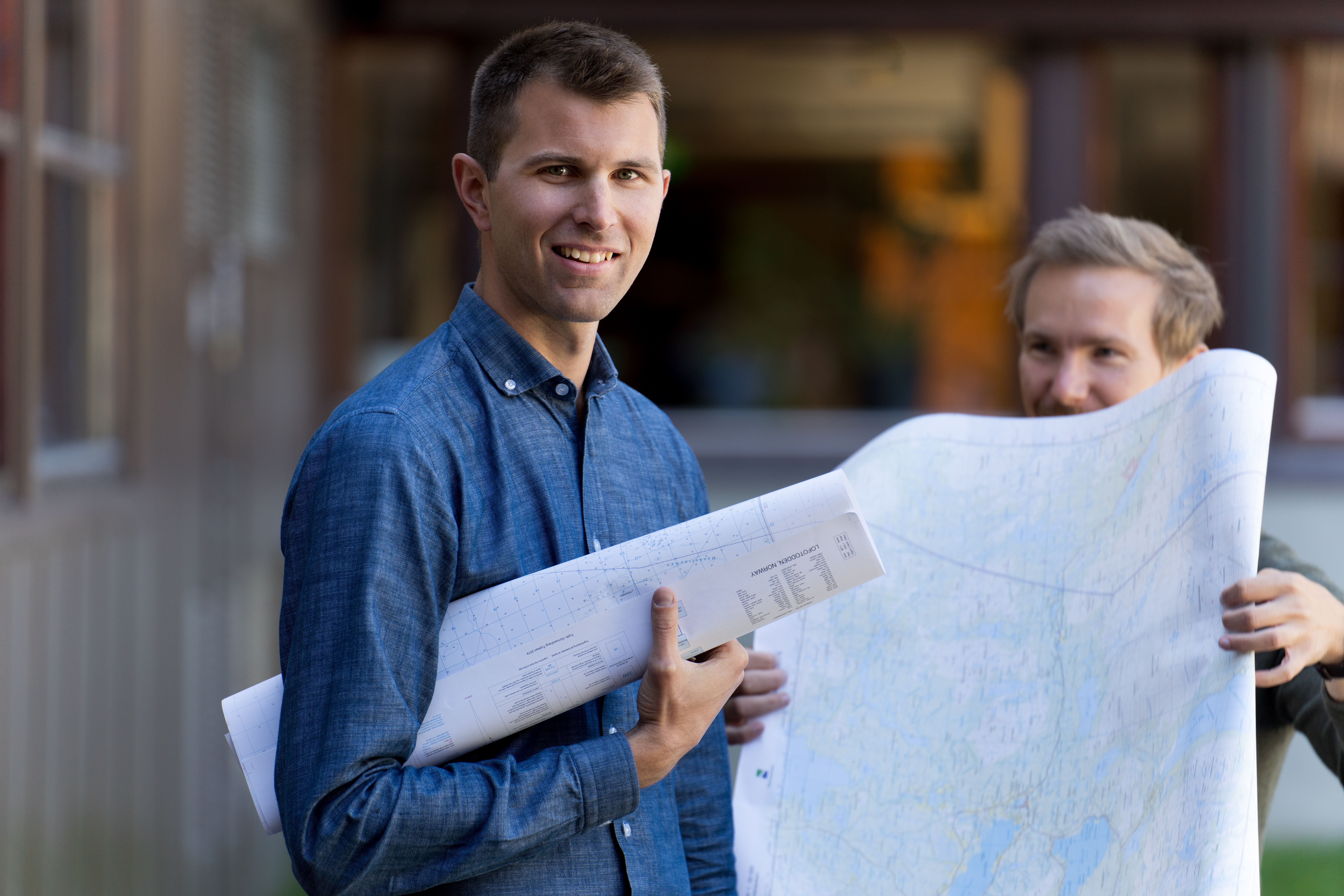 Johannes Flesjø jobber i Kartverket